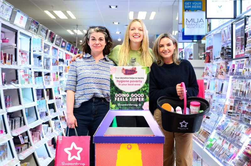 Superdrug celebrates National Beauty Bin Day with Beauty Banks and celebrity friends A1 Retail