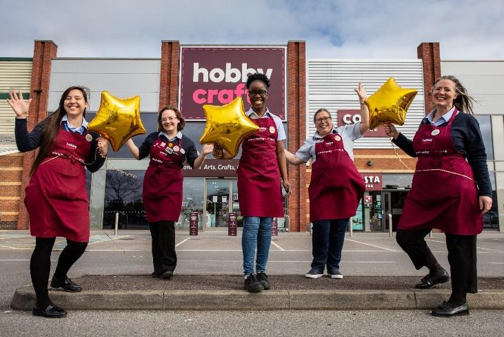 Hobbycraft revealed as the #1 Best Big Company to work for in the UK