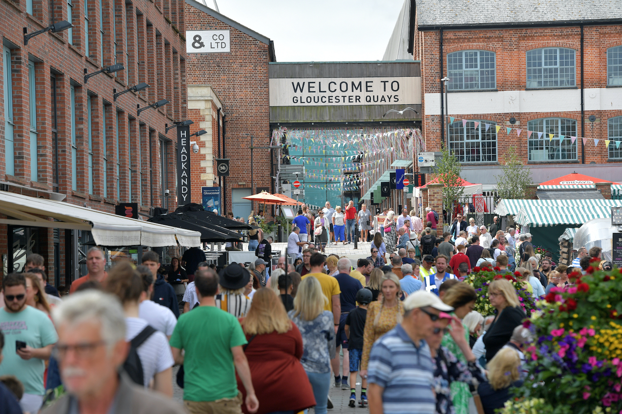 Record sales continue at Gloucester Quays, as it begins 15th anniversary celebrations