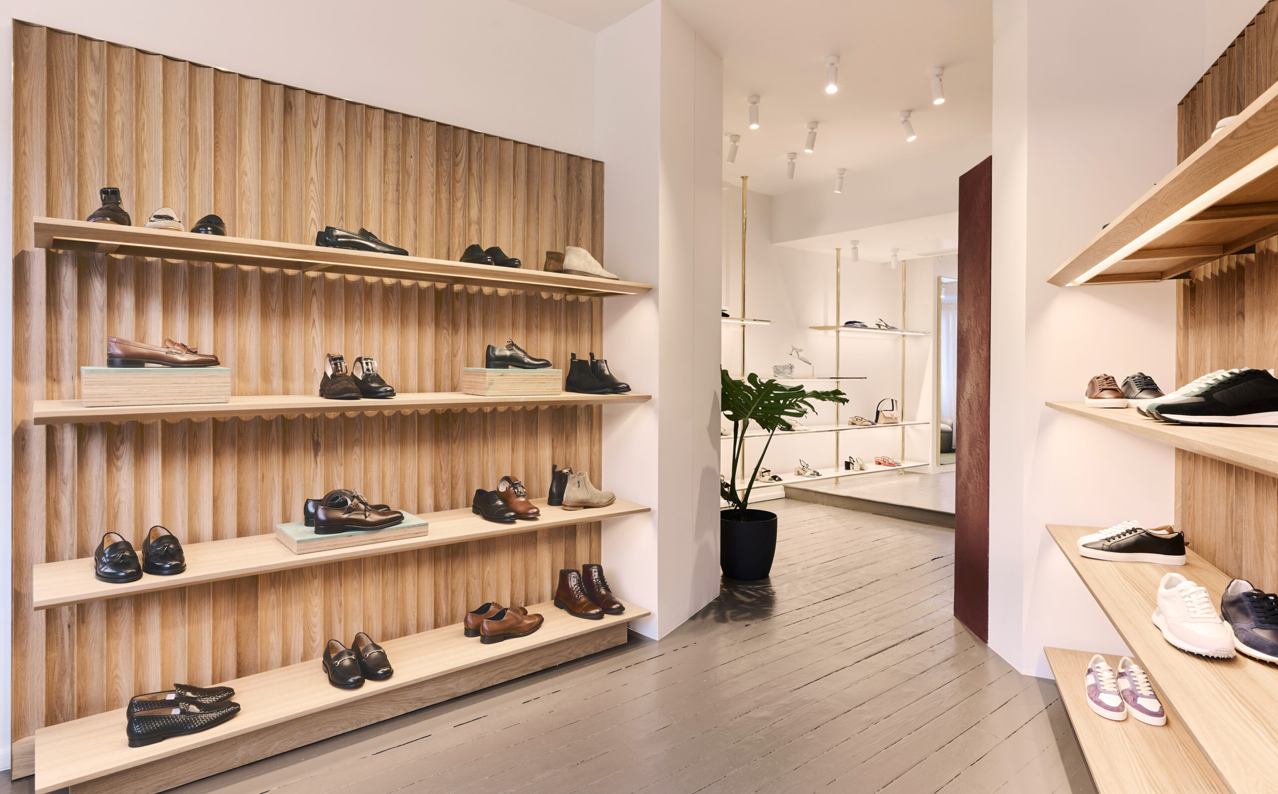 Russell & Bromley opens first of new concept stores in Hampstead with long-standing design partner Shed