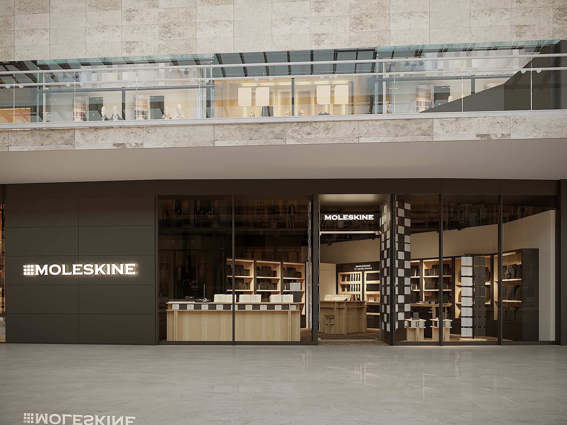 Moleskine, St James Quarter CGI (2)
