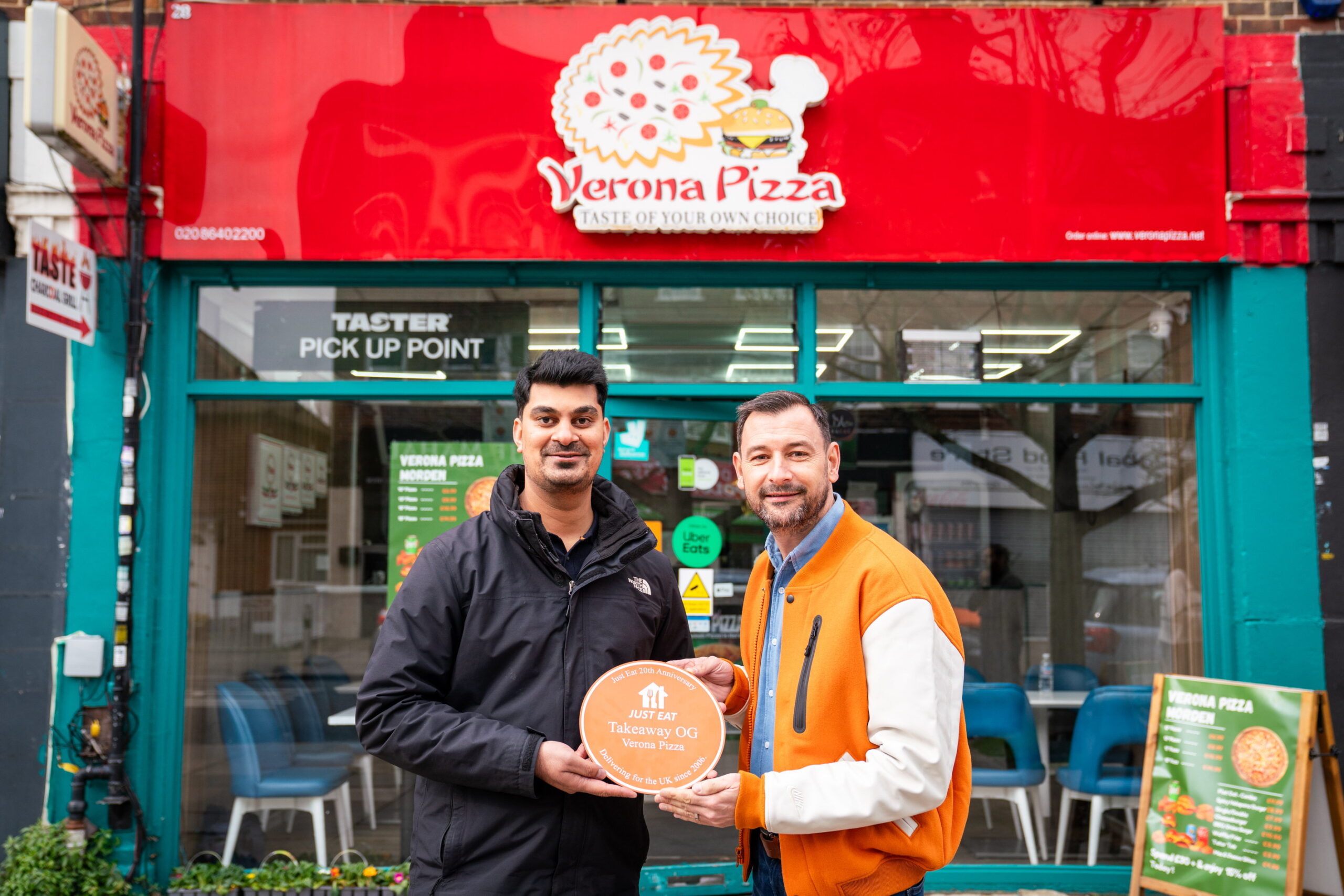 Just Eat – Verona Pizza, 28 Abbotsbury Rd, Morden SM4 5LQ.