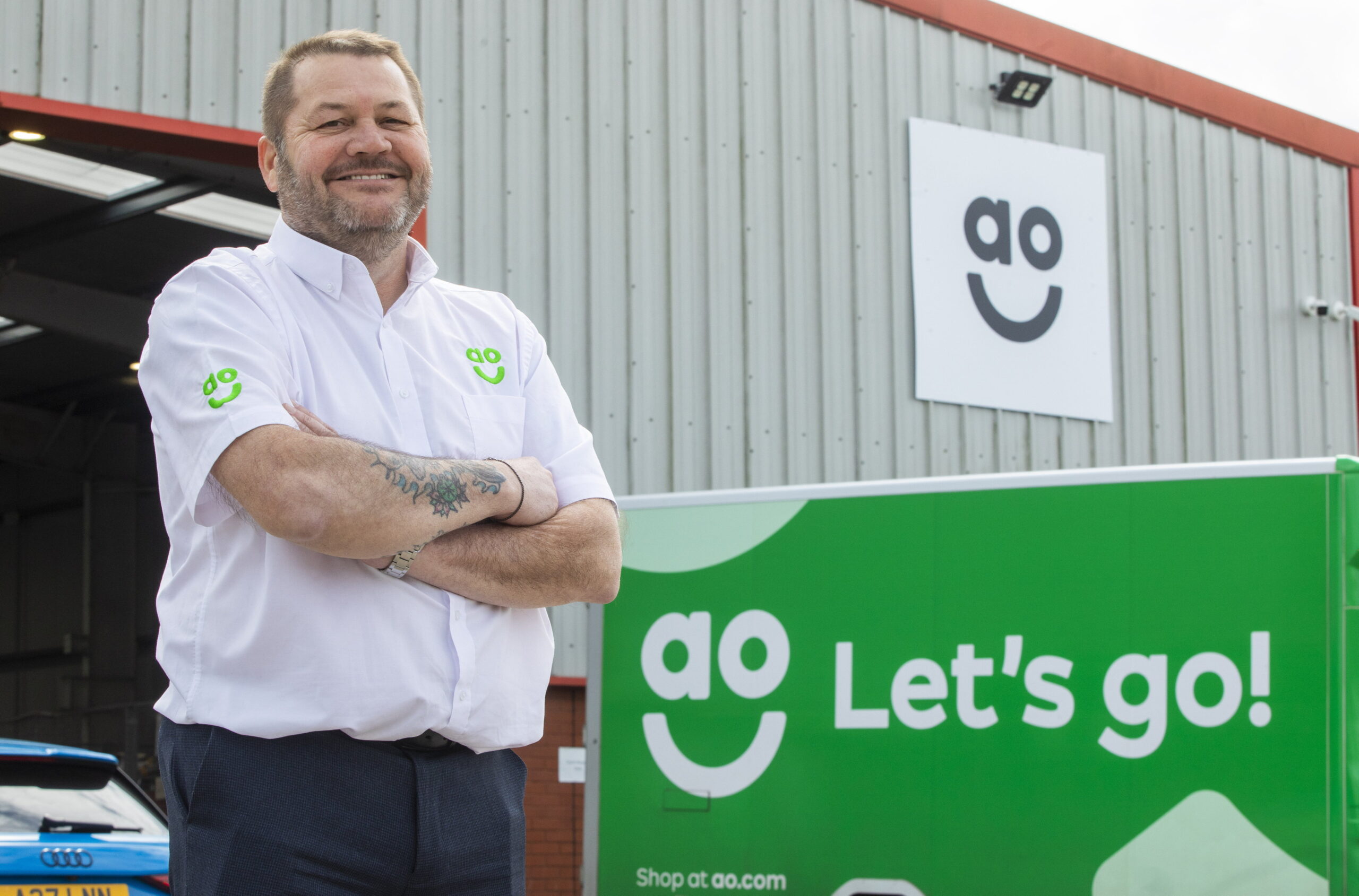 AO marks five years at Larkhall depot with fresh investment in delivery fleet and jobs