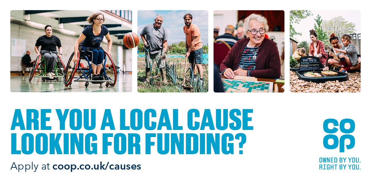Community groups invited to apply to Co-op’s Local Community Fund for share of £3.5m fund