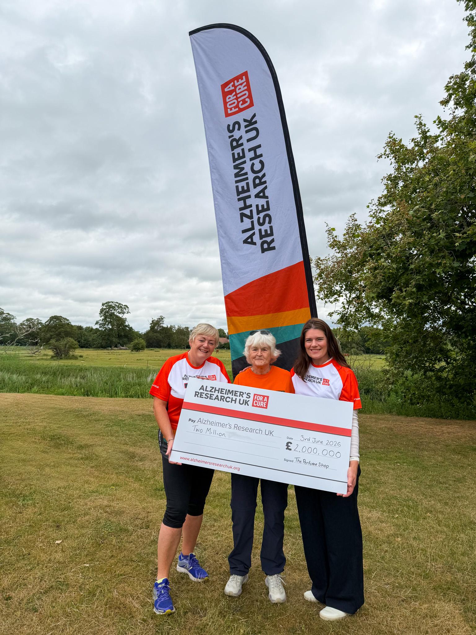 The Perfume Shop celebrates £2 million raised for Alzheimer’s Research UK