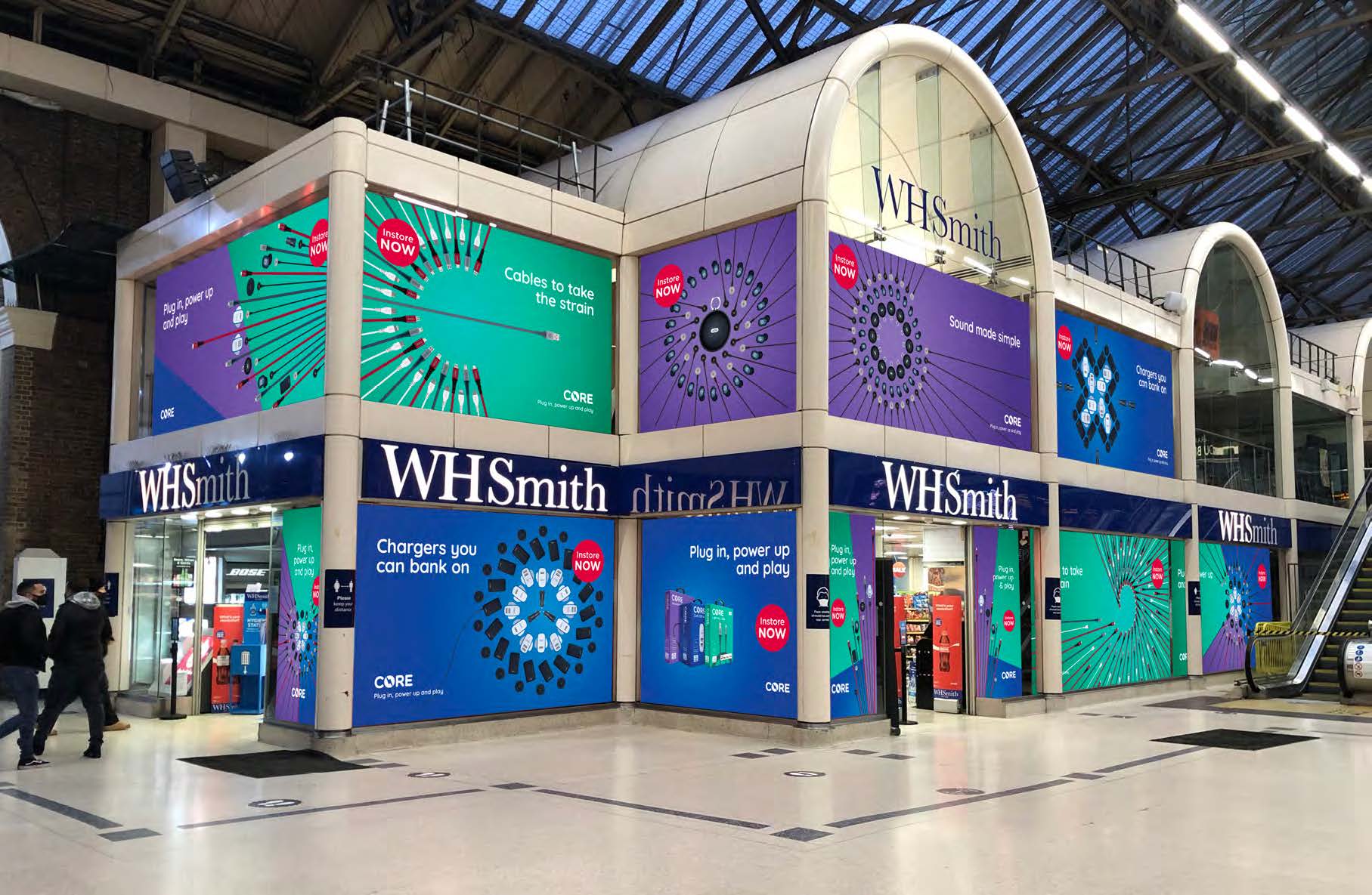 WH Smith Victoria marks national launch of Core Bolt mobile accessories